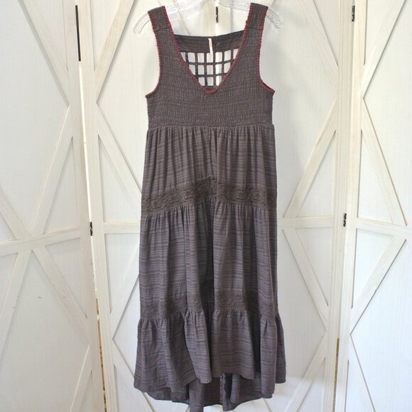 Free People High-Low Sleeveless Maxi Dress - Picture 1 of 7